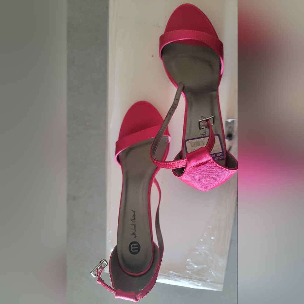 Rachel Antonoff Hot Pink Ankle-Strap Heels